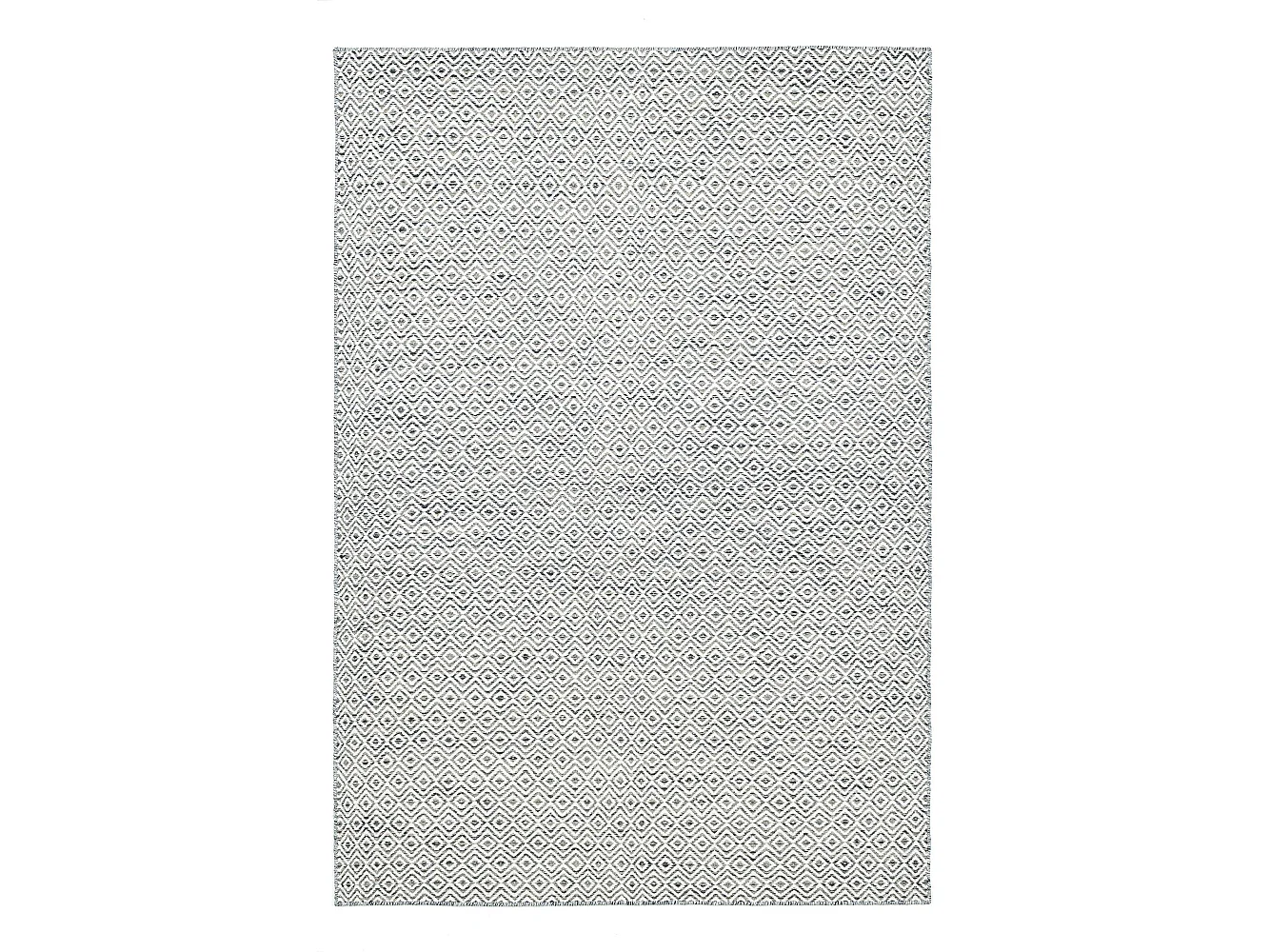 Tapis en laine de style scandinave 80x150 cm natural gris Trondheim