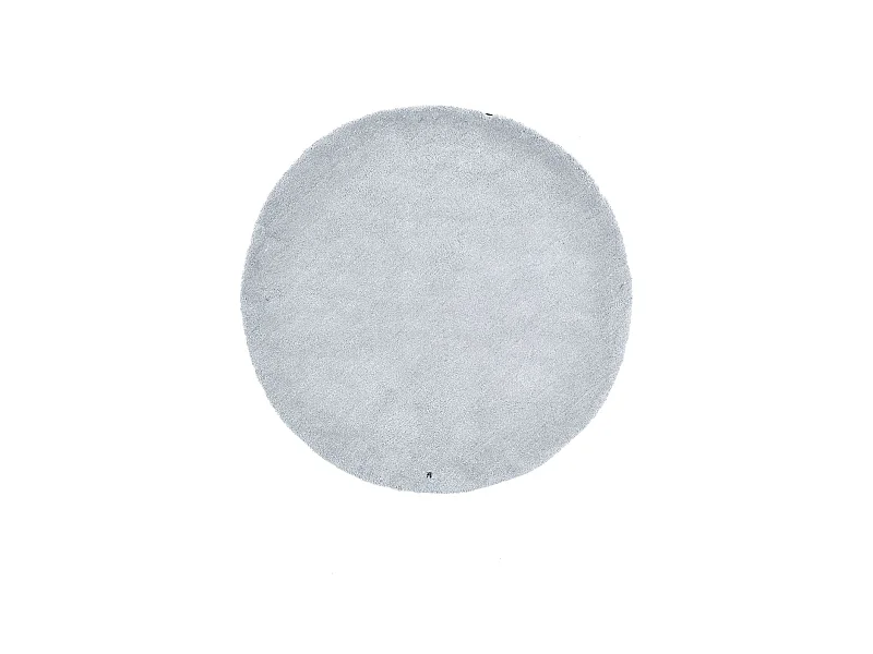 Tapis Shaggy tufté à la main 100x100 cm gris Cozy