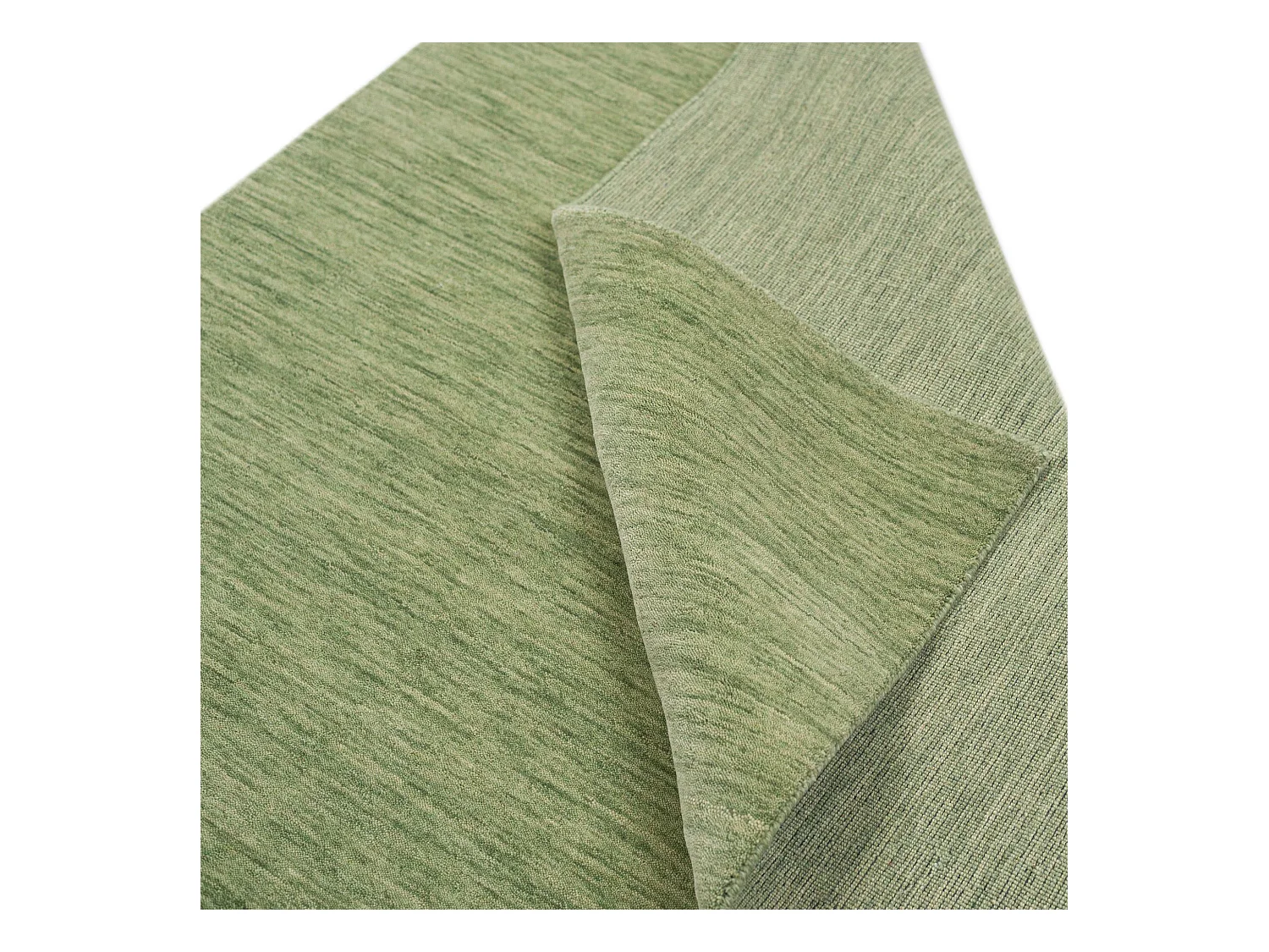 Tapis UNI tissé à la main  40x60 cm vert clair Holi