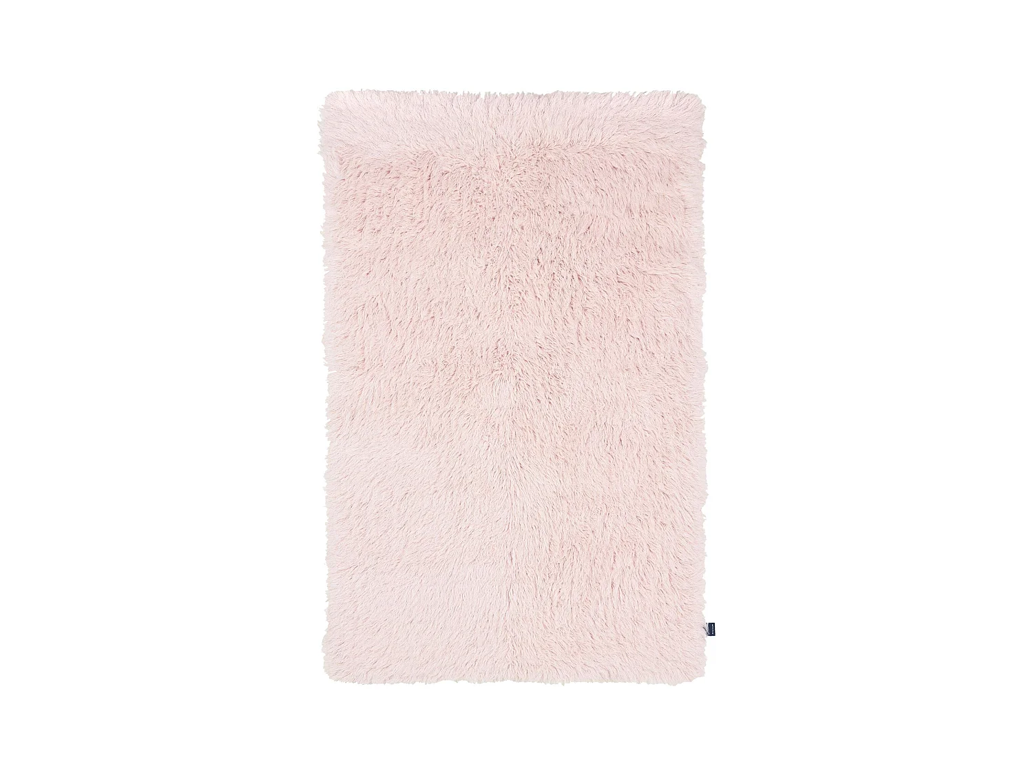 Handgewebter Naturwollshaggy 140x190 cm Rose Fluffy