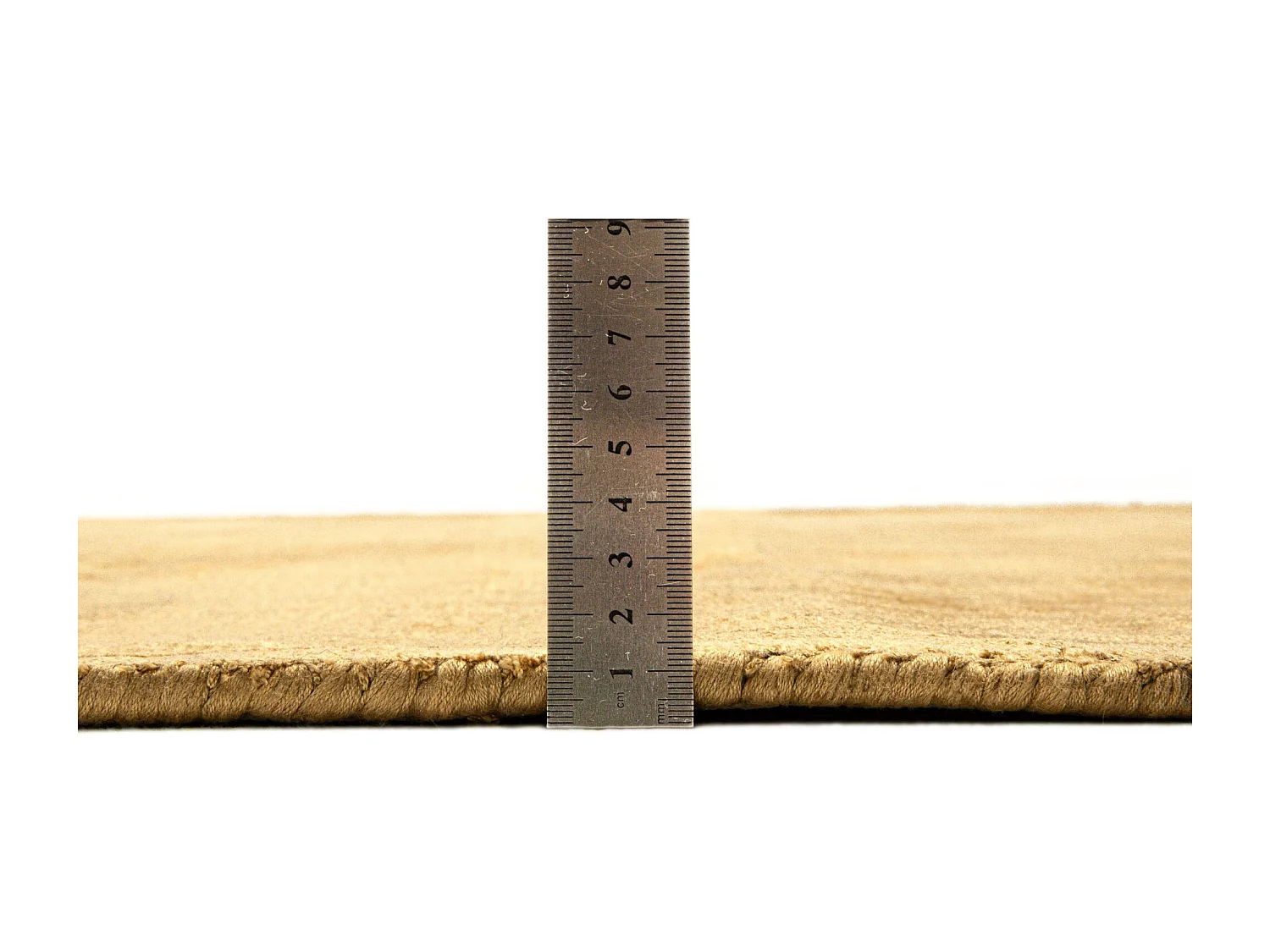 Tapis en viscose tissé à la main 140x200 cm camel Shine