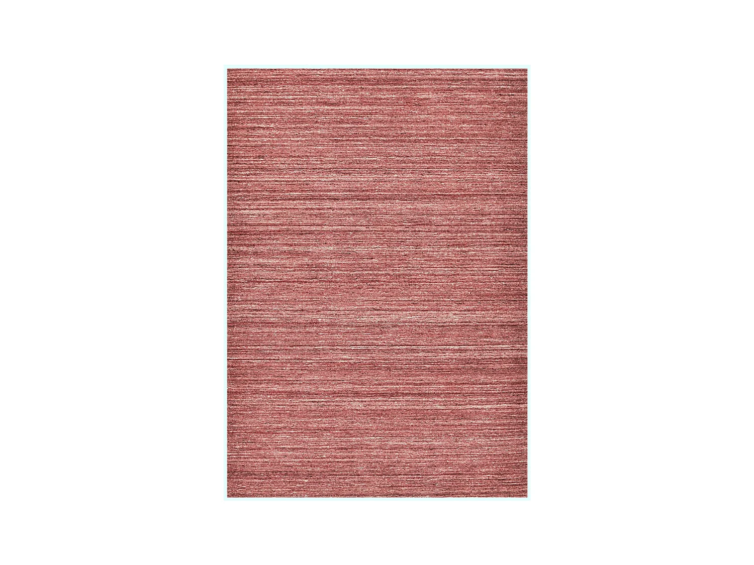 Handgeweven UNI wollen tapijt 190x290 cm rood Pure