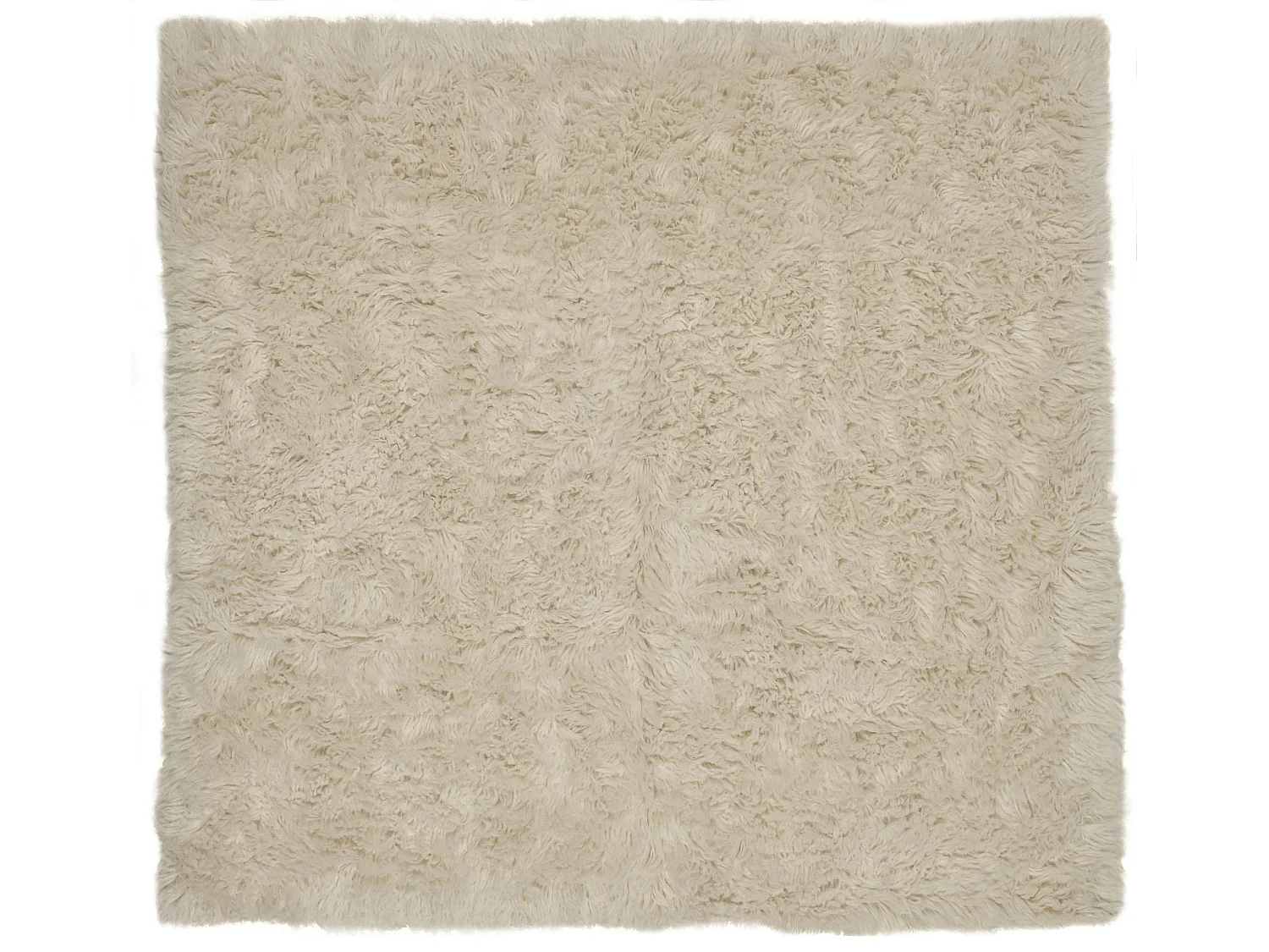 Tapete Flokati da Grécia 200x200 cm natural Flokos XXL