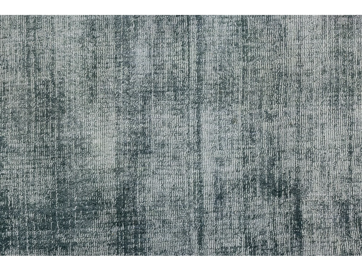 Handgeweven tapijt van viscose 120x120 cm lichtturquoise Star