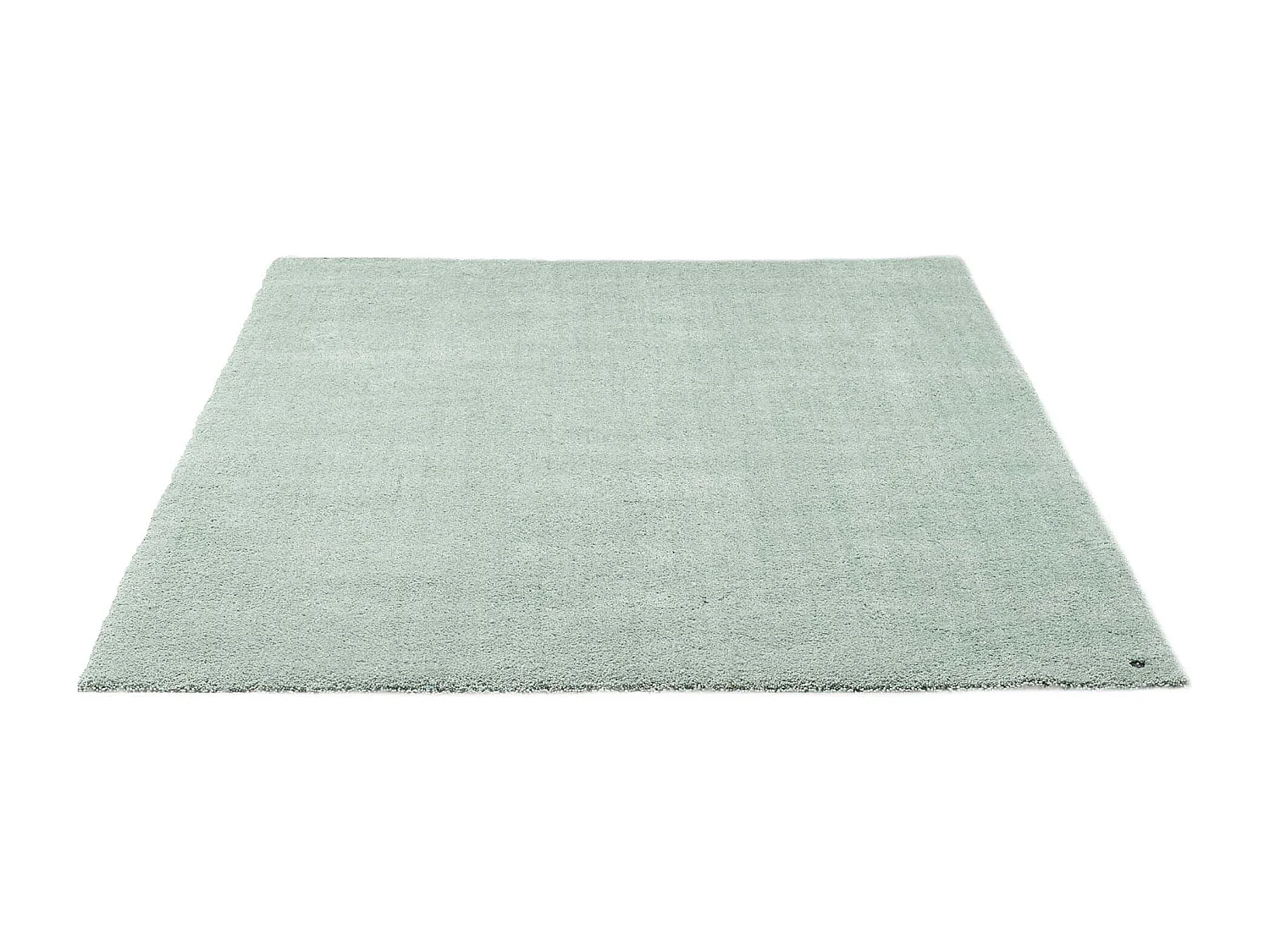 Alfombra Shaggy tejida a mano 85x155 cm Menta Cozy