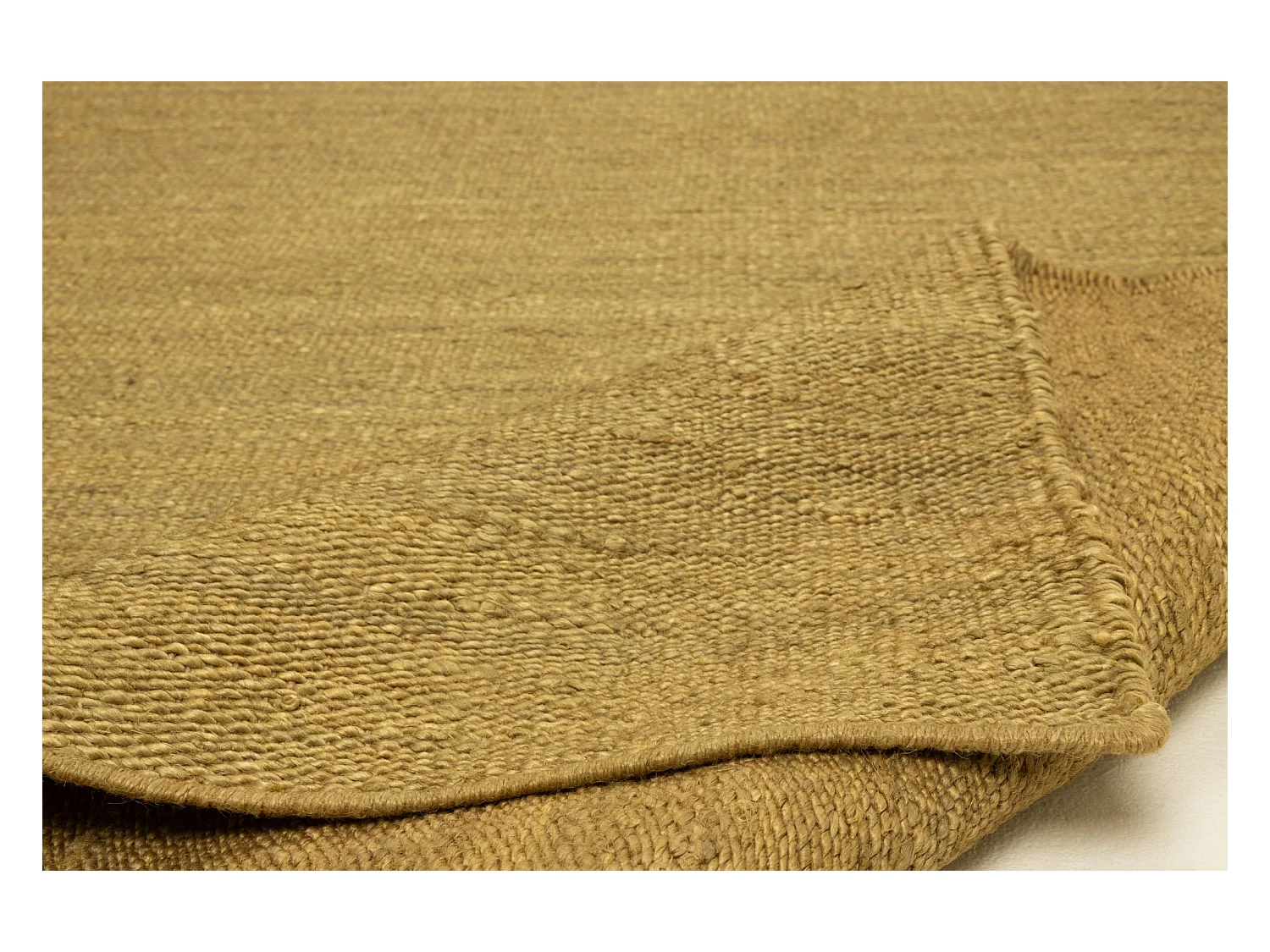 Handgearbeiteter Juteteppich 70x140 cm Moos Forest