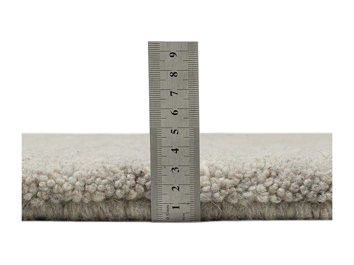 Tapis berbère noué à la main en laine 70x240 cm sable Imaba Super