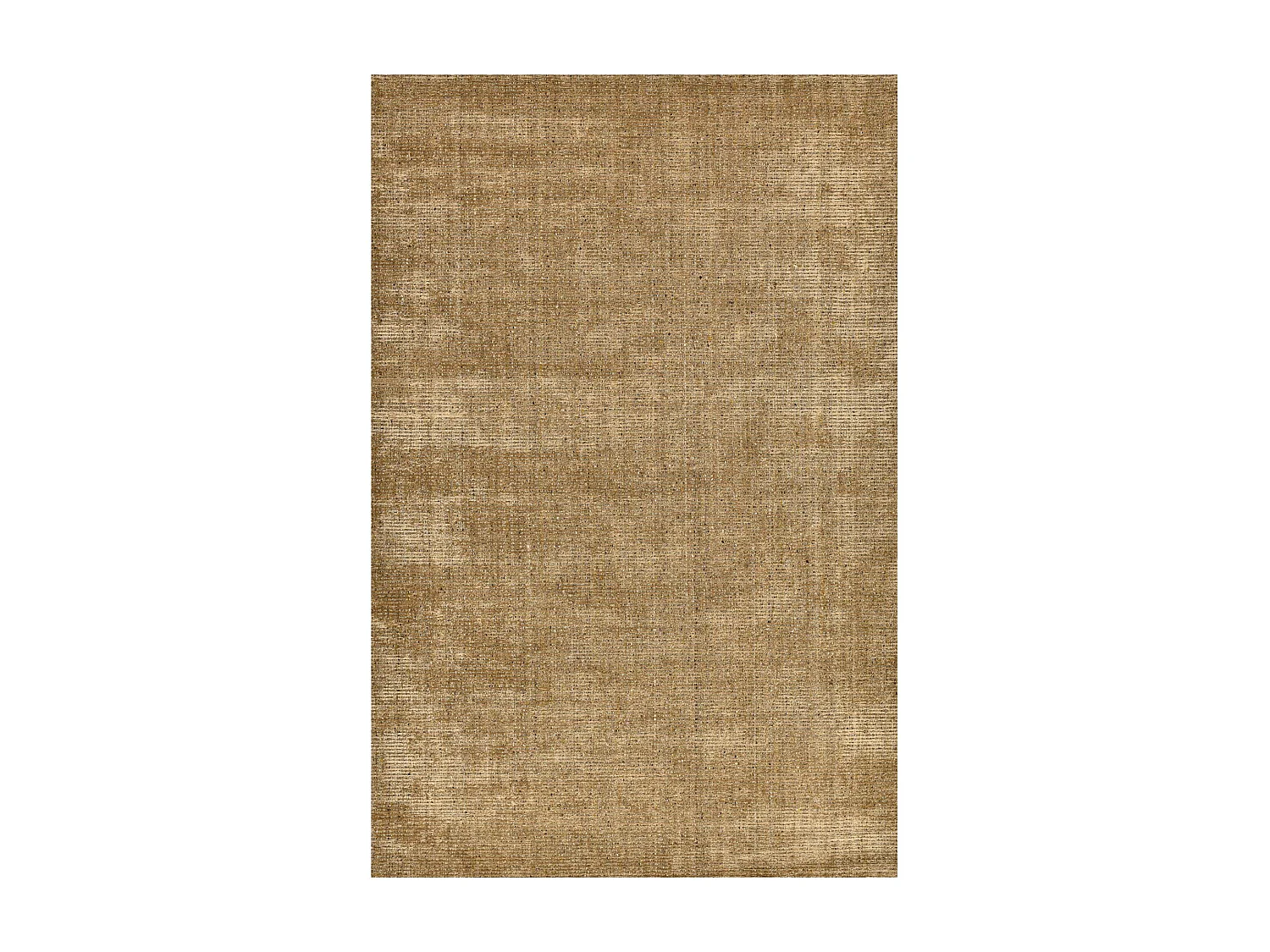 Tapis UNI rayé en viscose et laine 240x340 cm or Venus