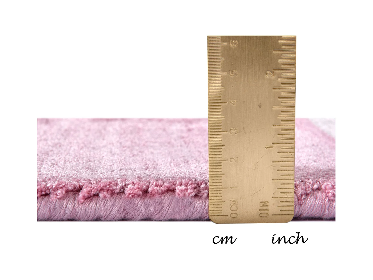 Handgewebter Viskoseteppich 160x230 cm Rose Shine