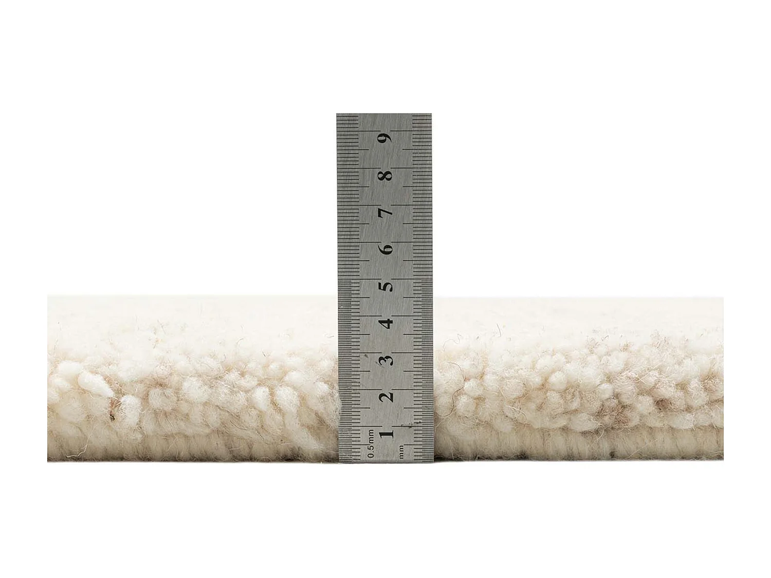 Tapis berbère noué à la main en laine 200x250 cm jaspe Maloronga