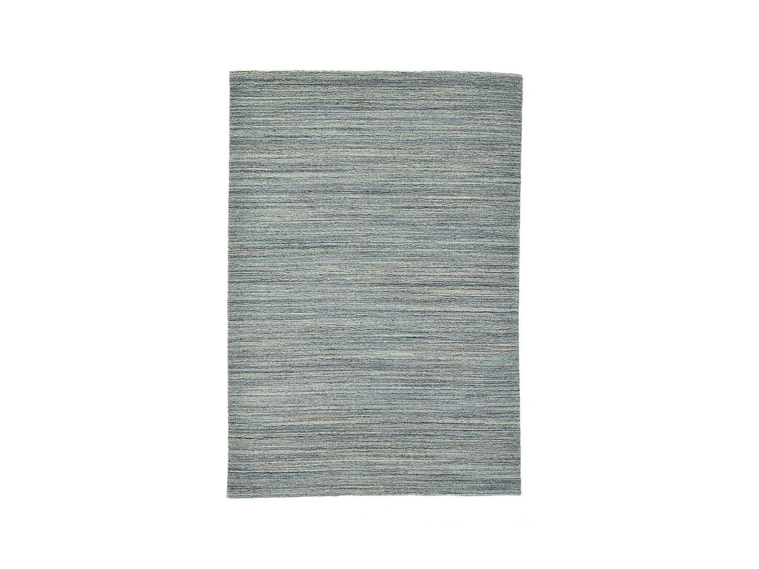 Handgeweven tapijt van wol en viscose 70x140 cm grijs Sandiego