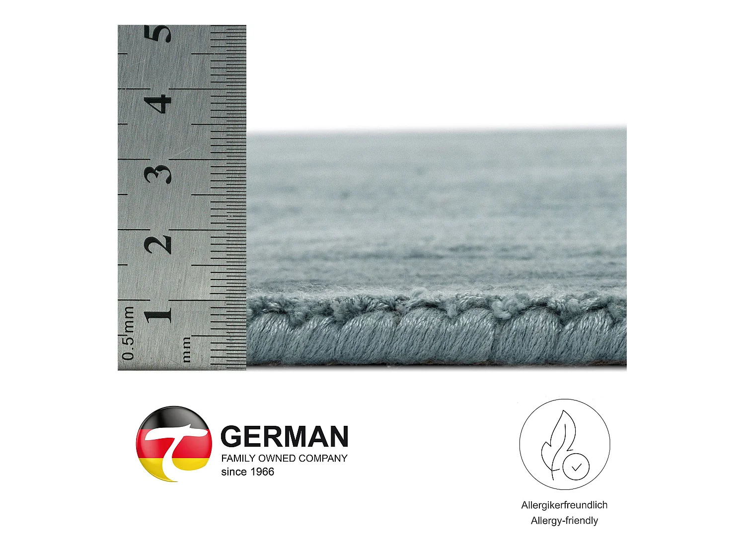 Tapis tissé à la main en viscose150x150 cm turquoise clair Star