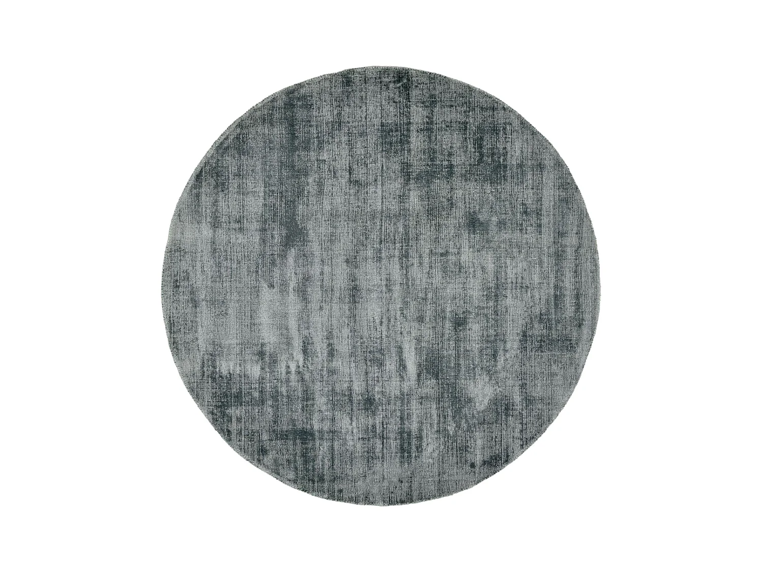 Handgewebter Teppich aus Viskose 150x150 cm Hell türkis Star