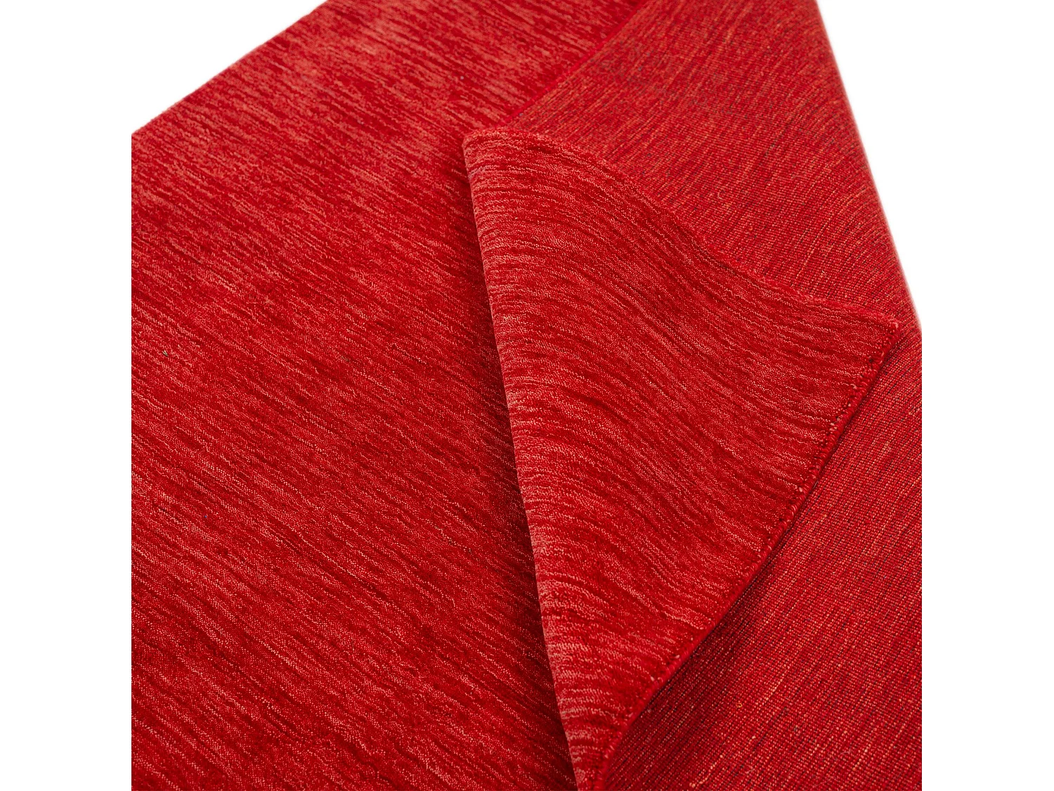 Tapis UNI tissé à la main  70x140 cm rouge Holi