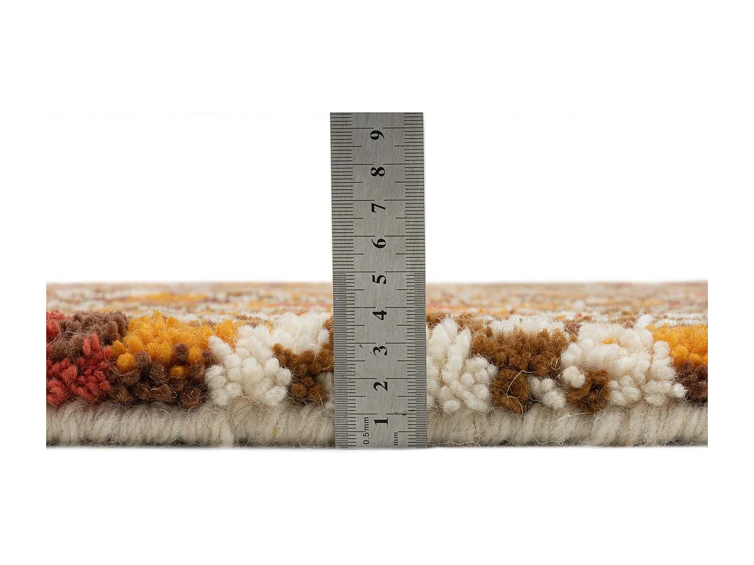 Tapis berbère Marmoucha noué à la main  70x140 cm terra Marmoucha