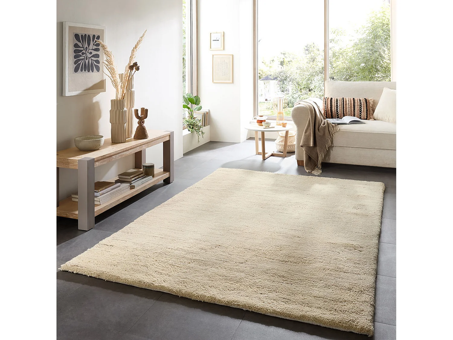 Tappeto berbero annodato a mano in lana 250x300 cm jaspe Hadj