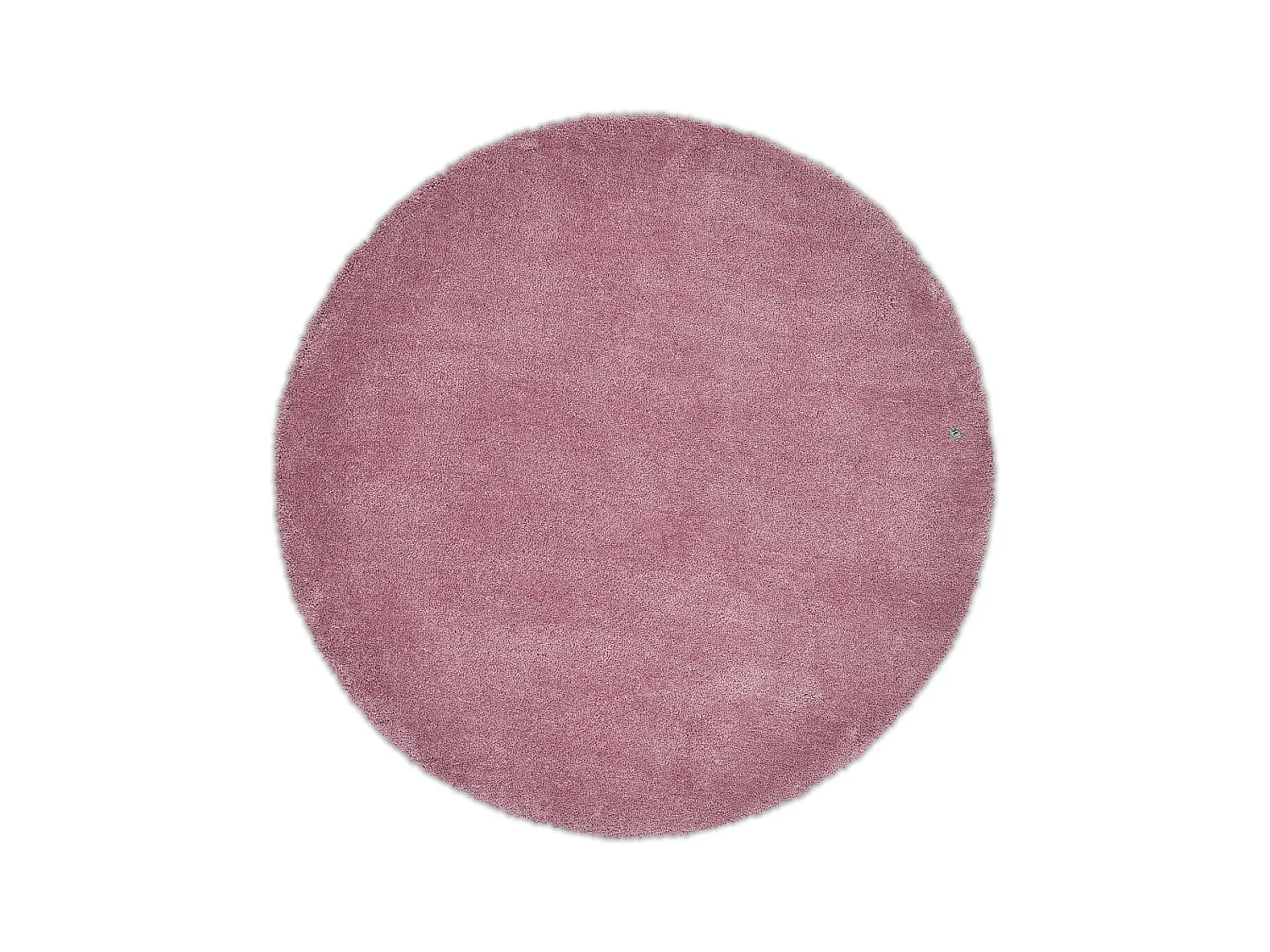 Handgetufteter Shaggyteppich 140x140 cm Rose Cozy