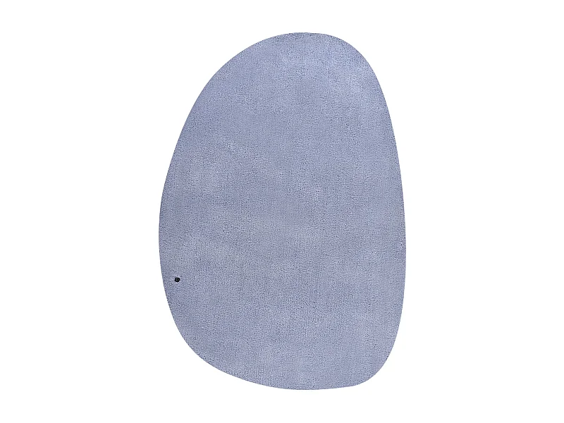 Handgetufteter Shaggyteppich 80x120 cm Hellblau Cozy