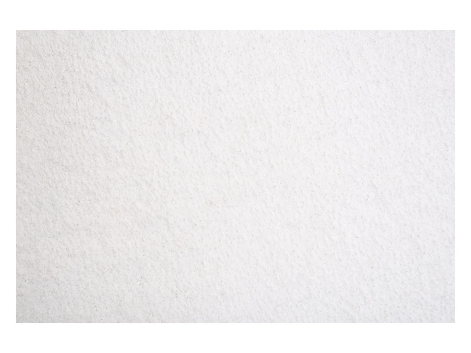 Tapis Shaggy tufté à la main 135x200 cm blanc Cozy