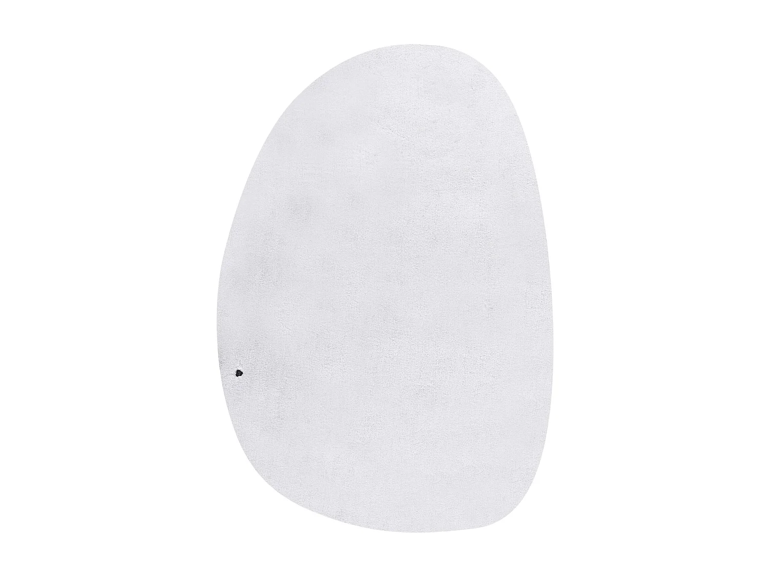 Alfombra Shaggy tejida a mano 135x200 cm Blanco Cozy