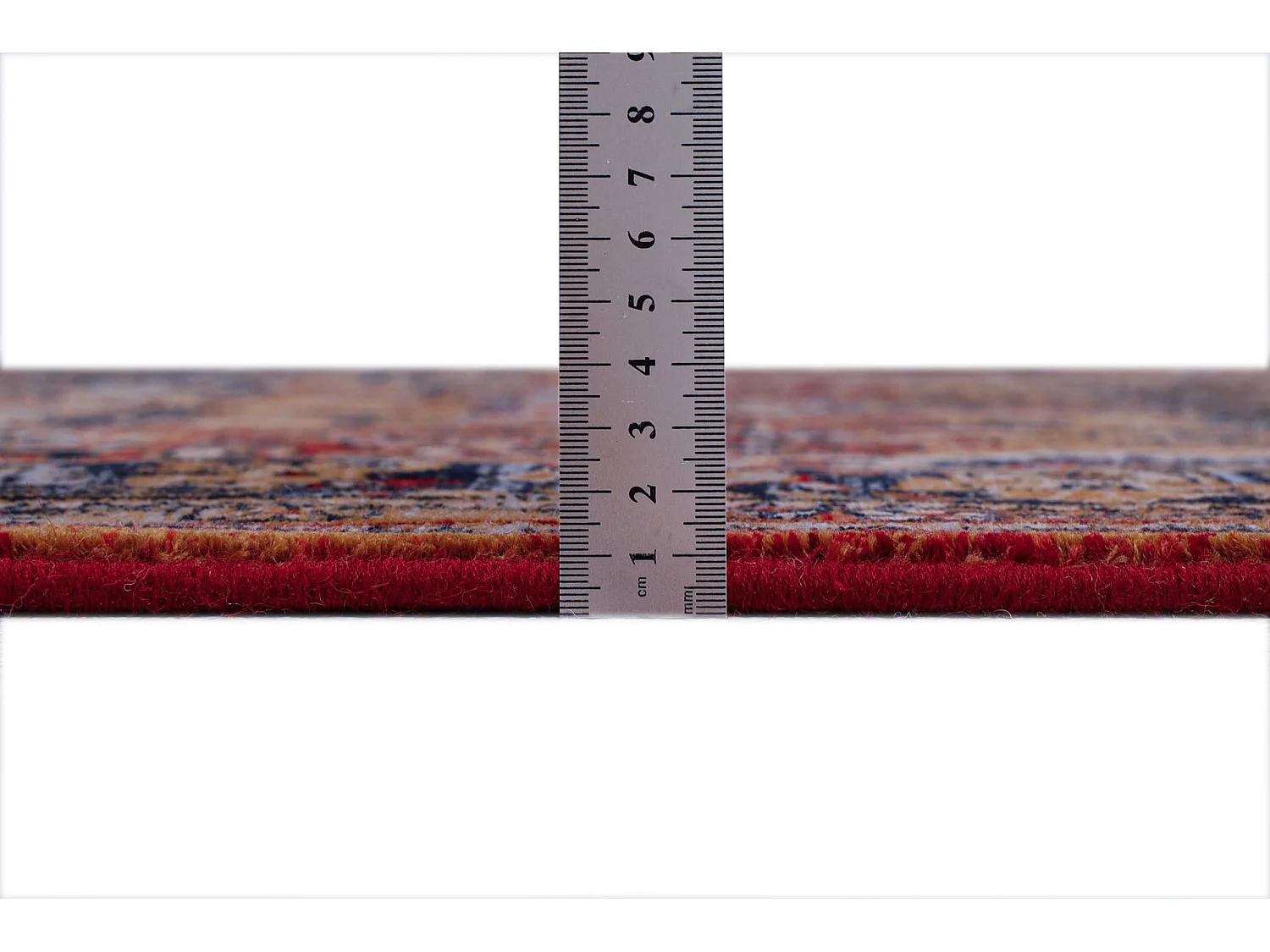 Tapete oriental tecido em lã 120x145 cm vermelho escuro Saharna