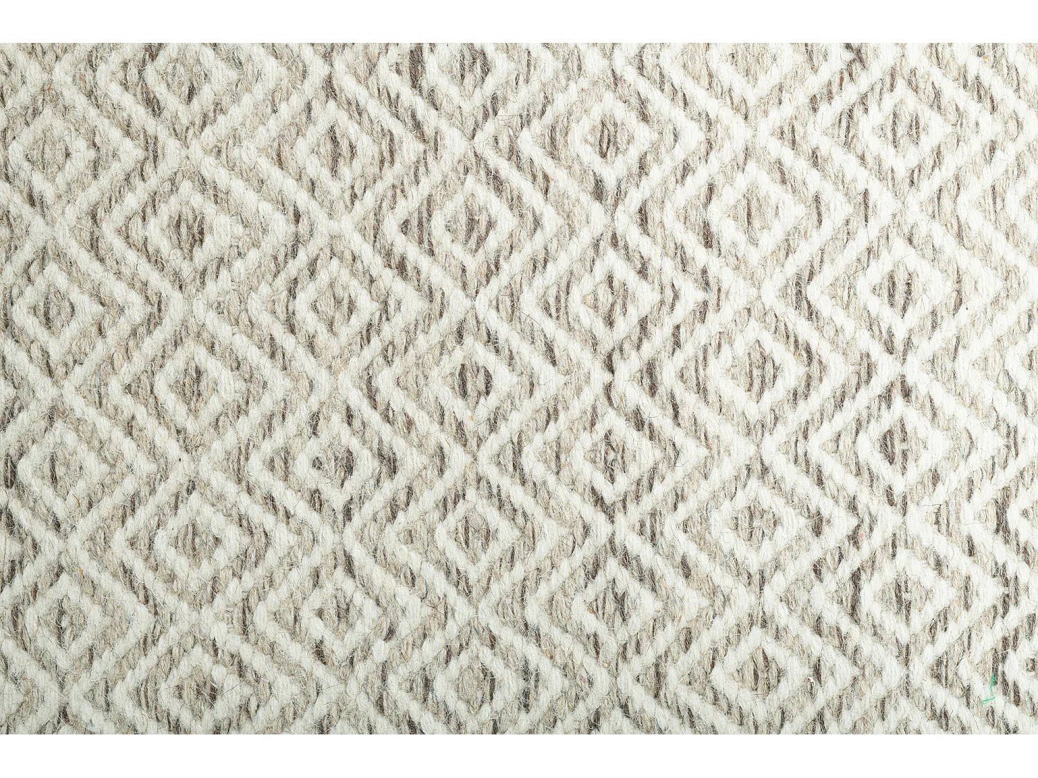 Tapis en laine de style scandinave 110x170 cm natural beige Trondheim