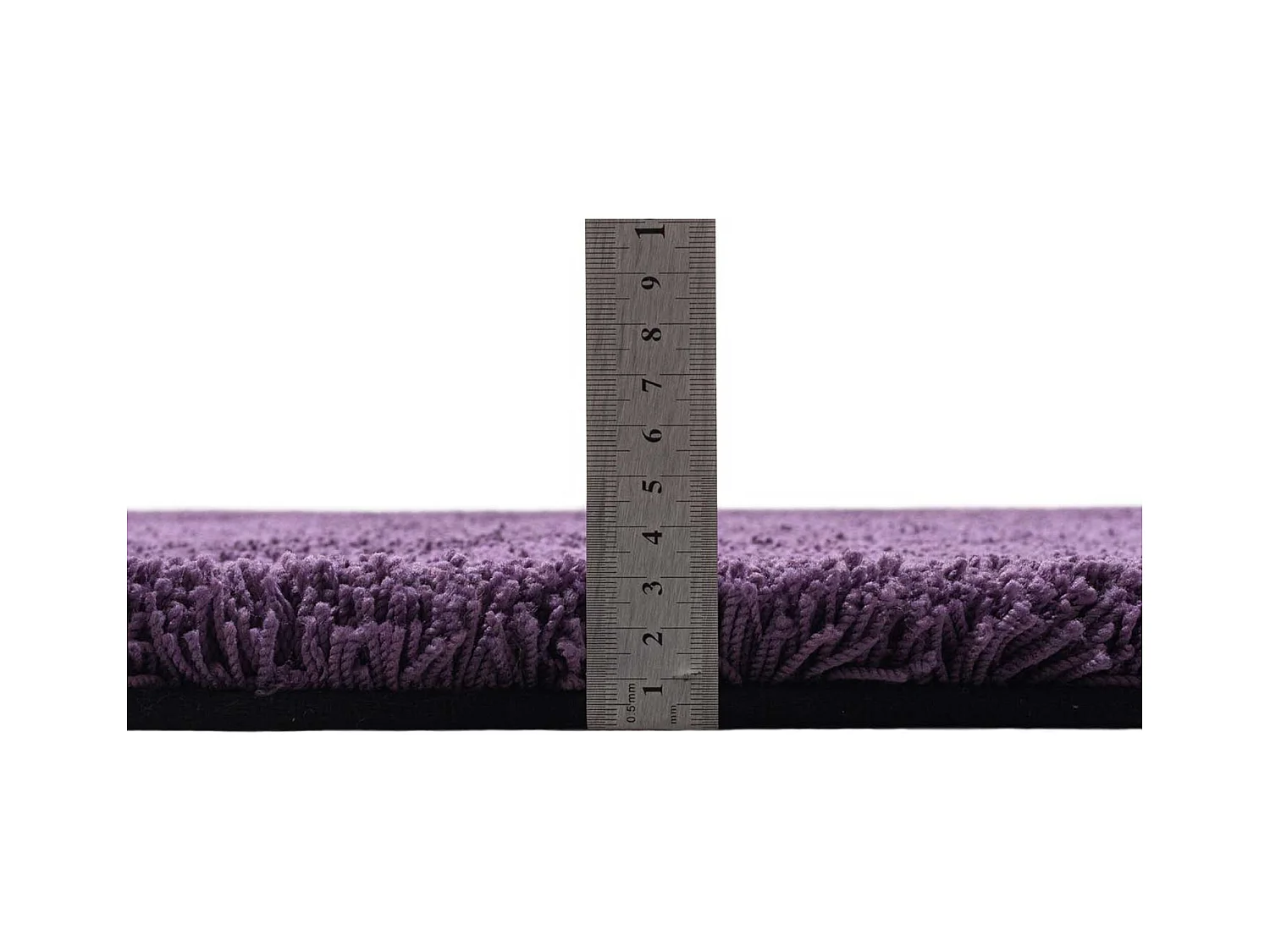 Tapis Shaggy tufté à la main 65x135 cm violette Cozy