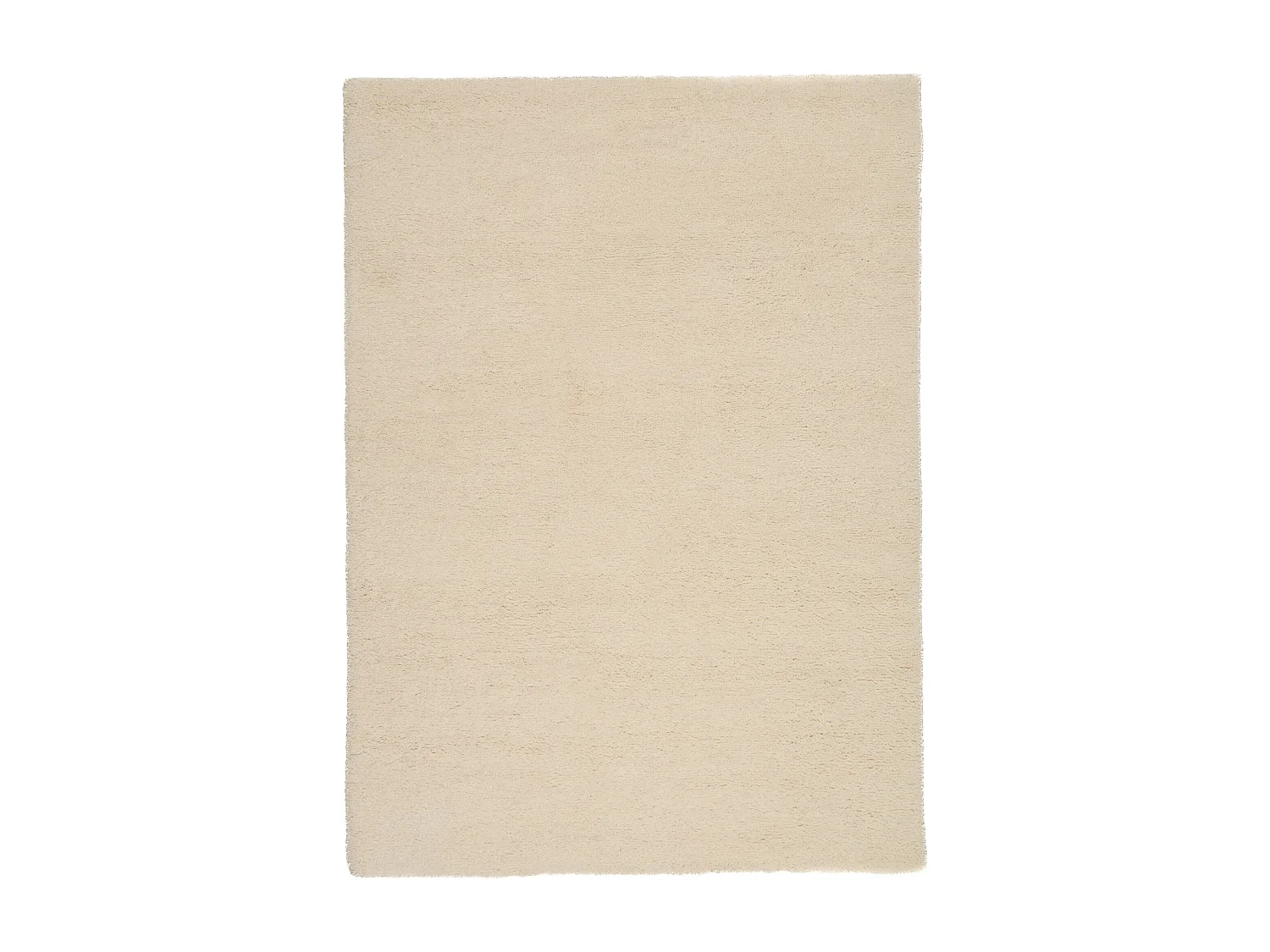 Tapis berbère noué à la main en laine 200x250 cm blanc Hadj