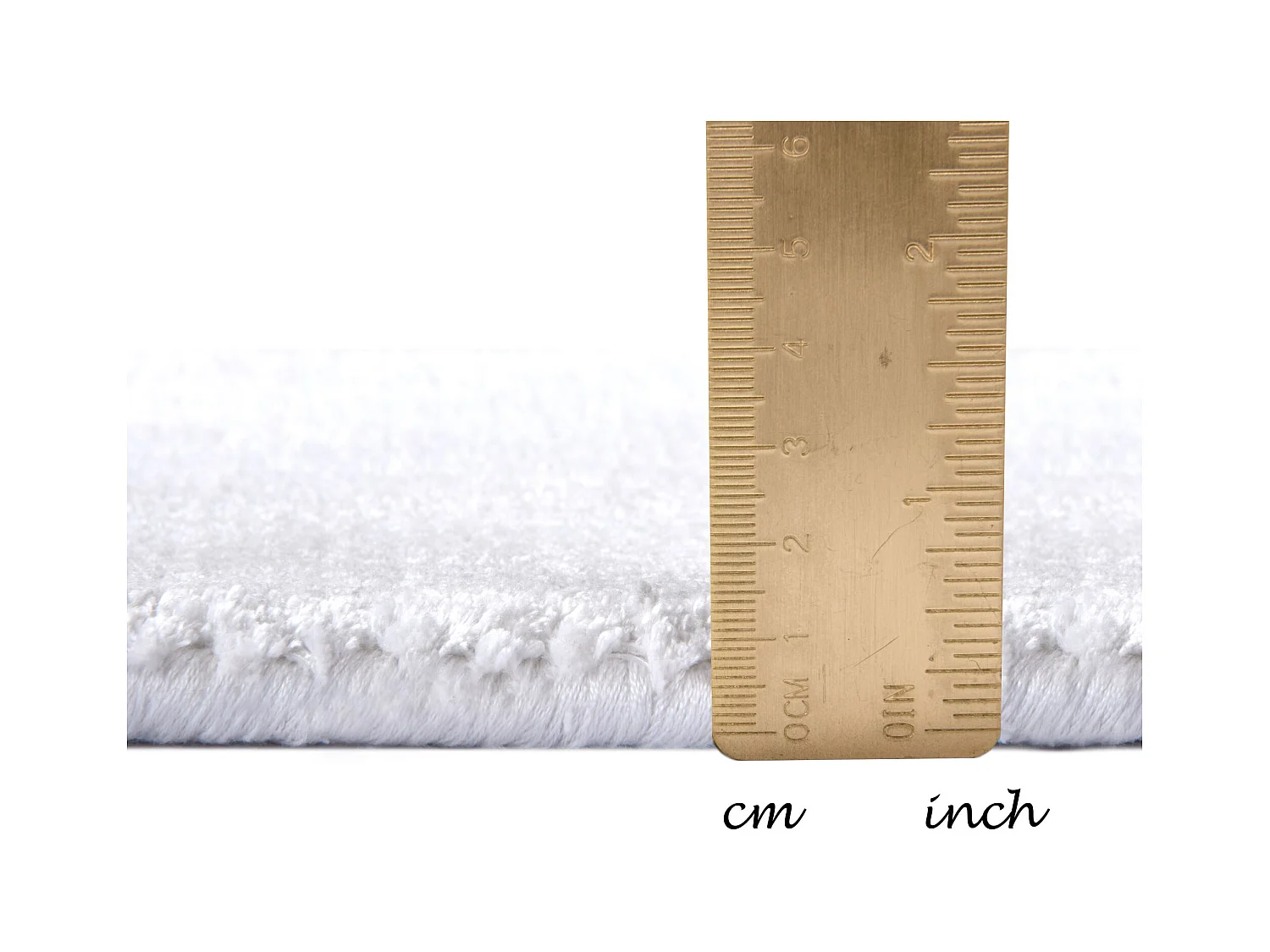 Tapis en viscose tissé à la main 140x200 cm blanc Shine