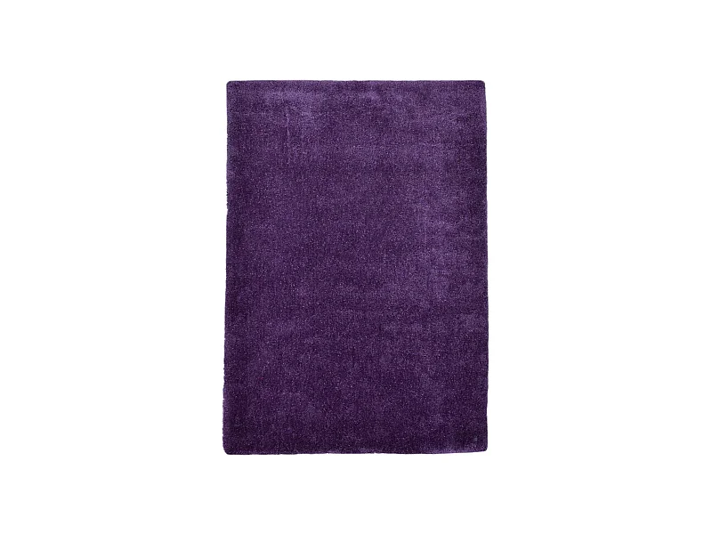 Handgetufteter Shaggyteppich 85x155 cm Lila Cozy