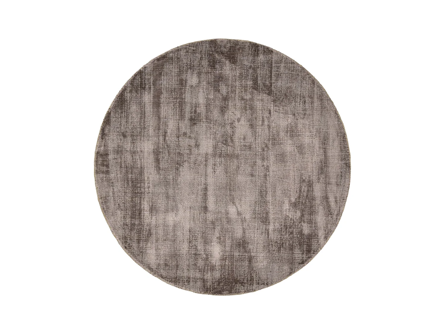 Tappeto tessuto a mano in viscosa 190x190 cm grigio Star