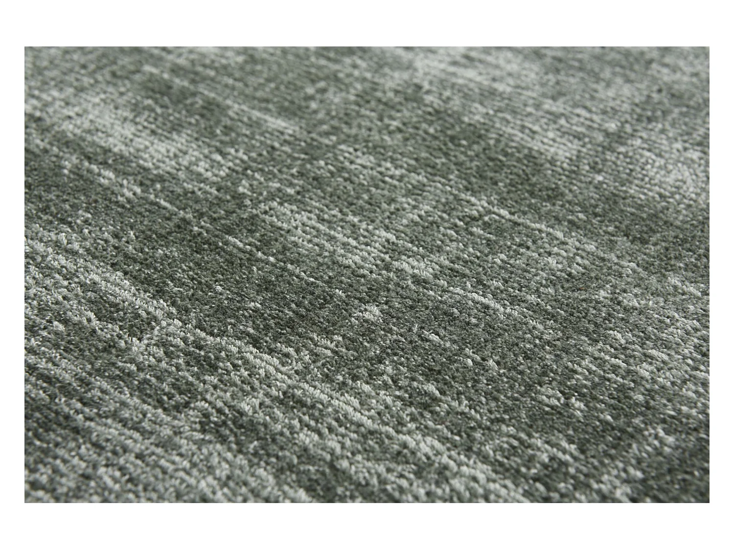 Tapis en viscose tissé à la main 50x80 cm vert Shine