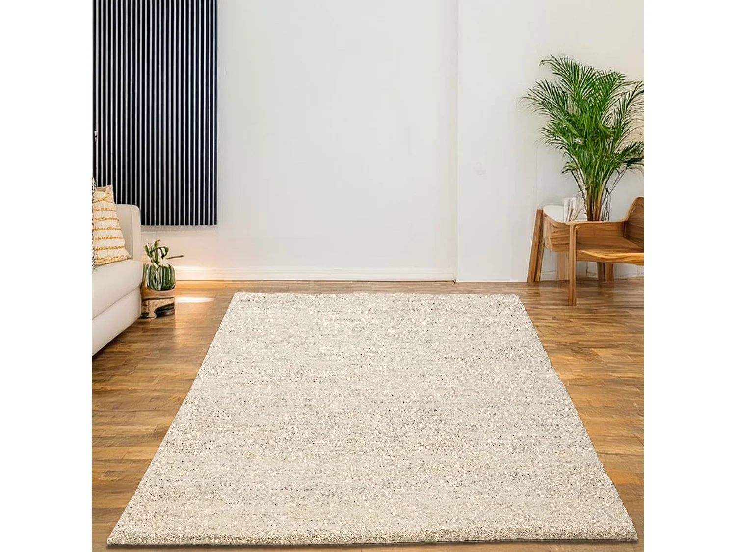 Handgeknoopt Berber tapijt van wol  200x250 cm jaspe Taza Royal