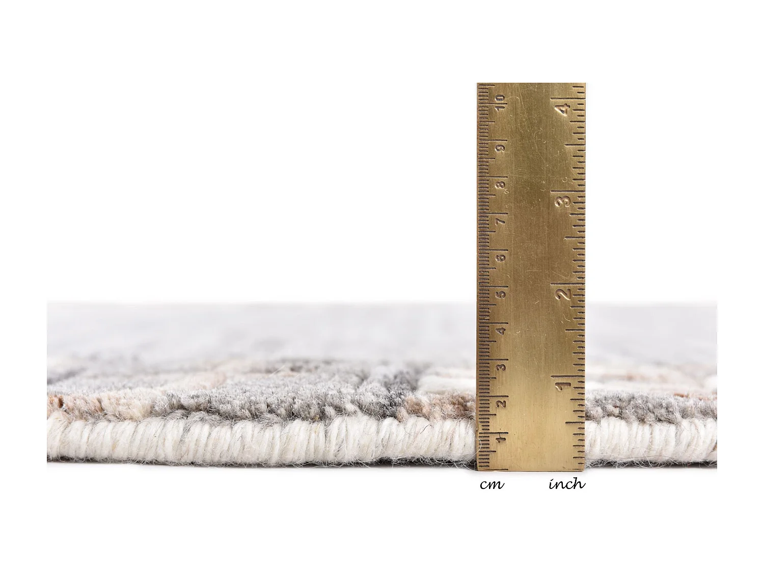 Tapis en laine noué à la main 250x350 cm natural gris Nakarta