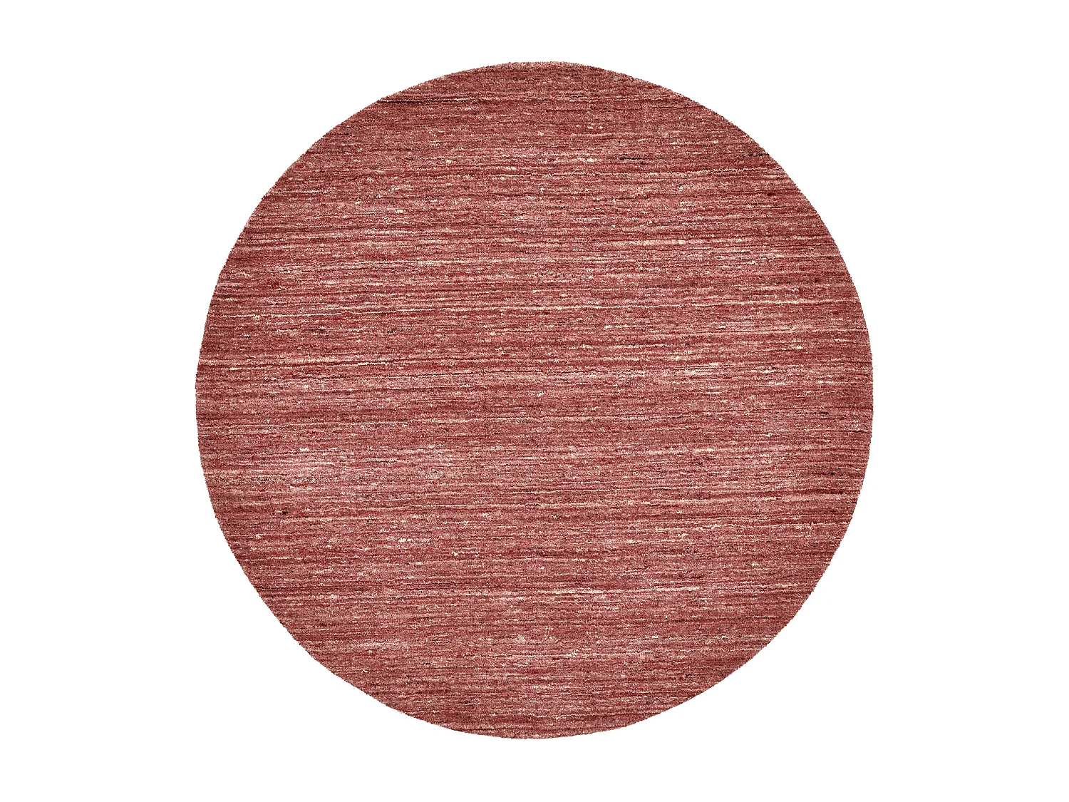 Tapis en laine UNI tissé à la main 150x150 cm rouge Pure