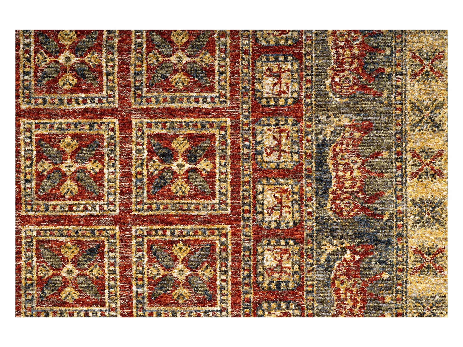 Bordürenteppich im Orient Stil 80x150 cm Rot Beatrice