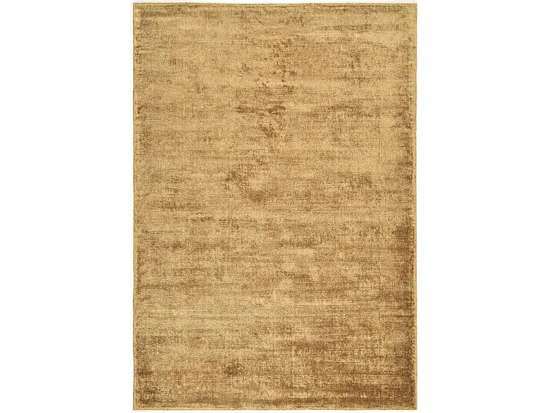 Tapis en viscose tissé à la main 85x155 cm camel Shine