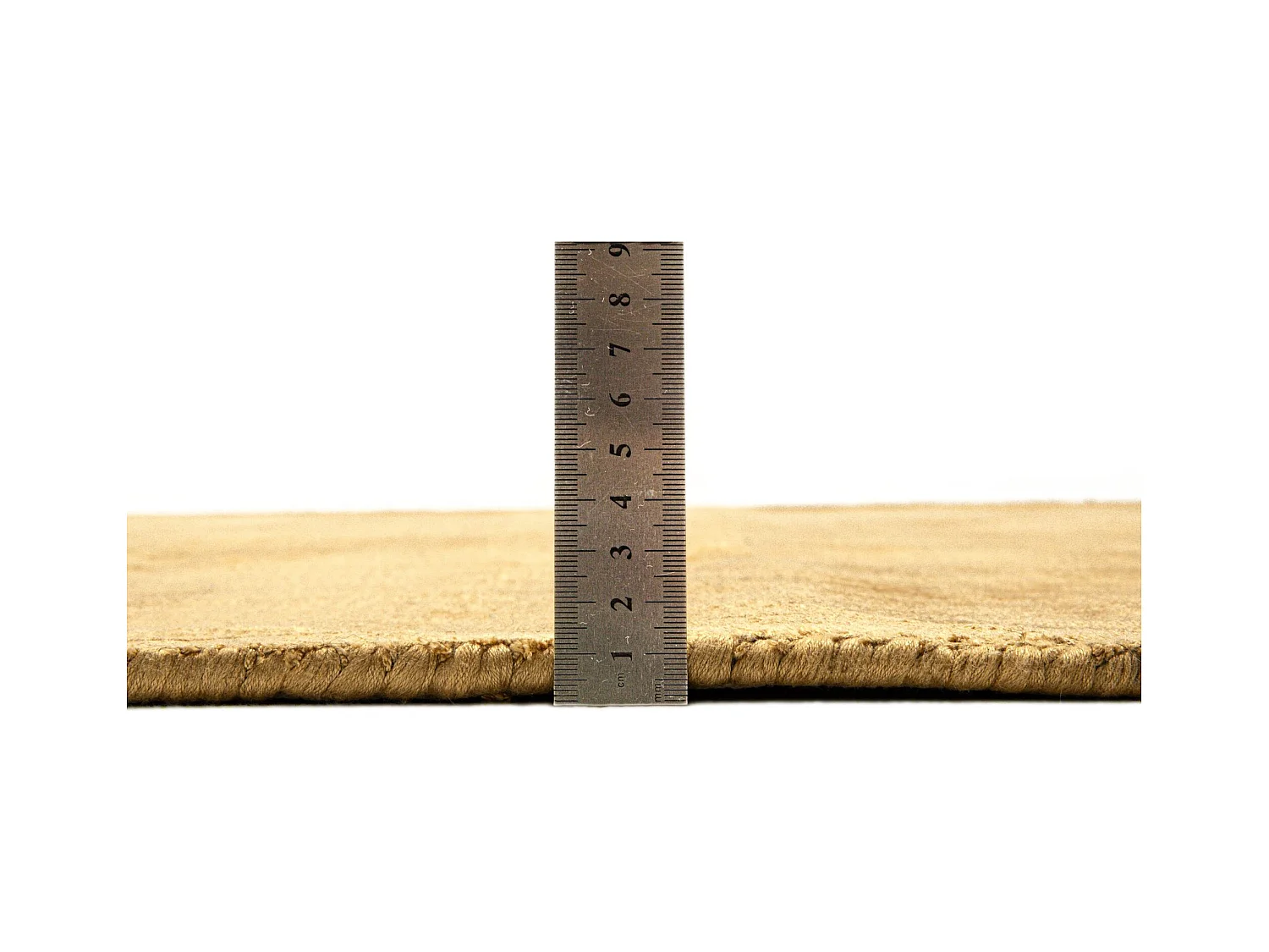 Tapis en viscose tissé à la main 85x155 cm camel Shine