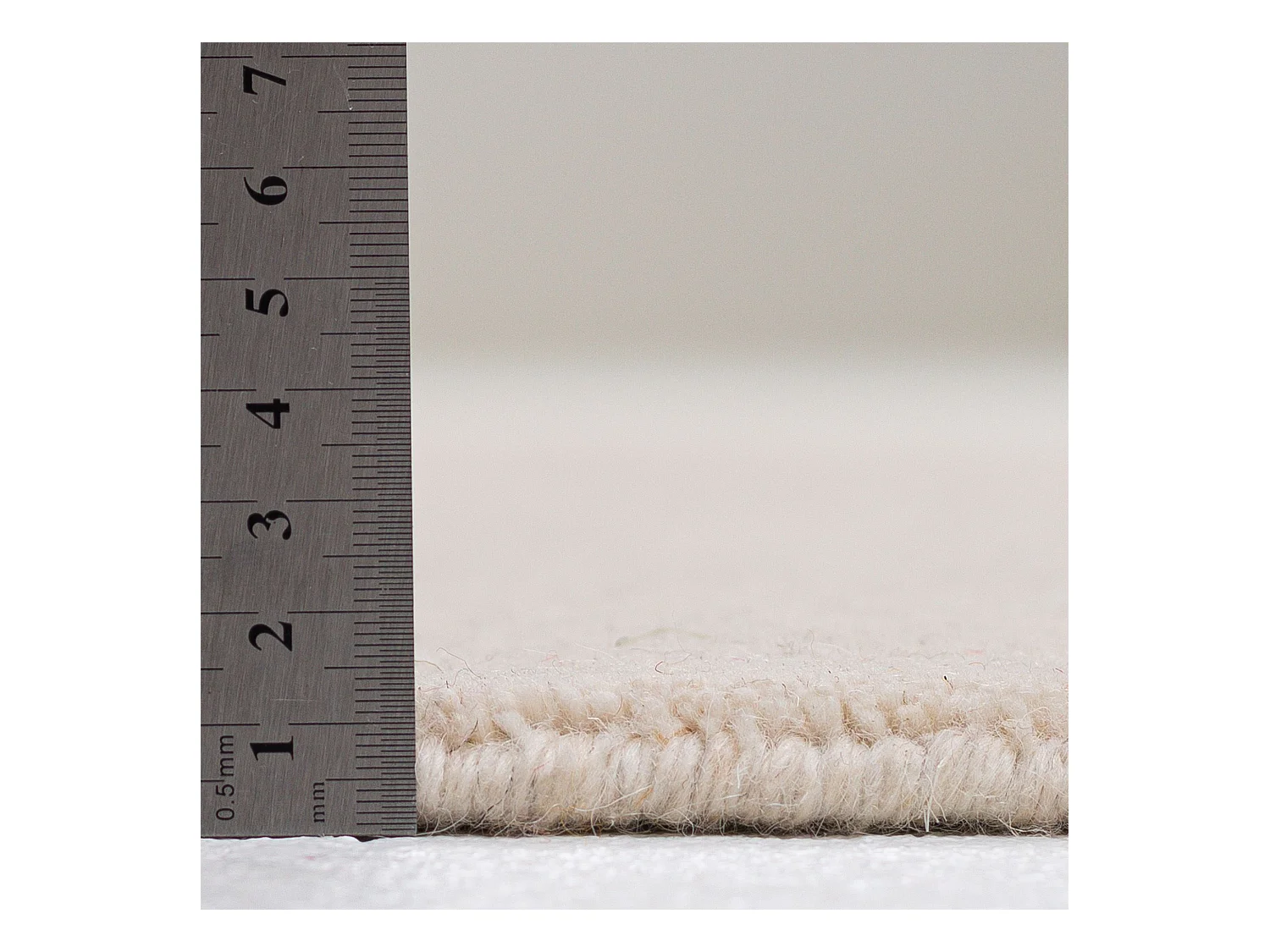 Tapis UNI tissé à la main  190x290 cm crème Holi