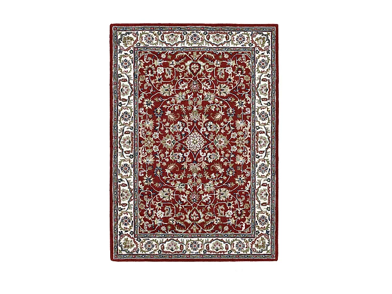 Handgetufteter Orientteppich aus Wolle 60x90 cm Rot Royal Orient