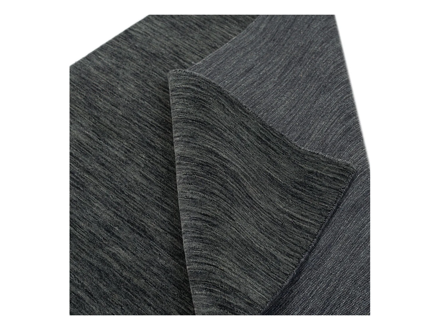 Tapis UNI tissé à la main  250x350 cm gris foncé Holi