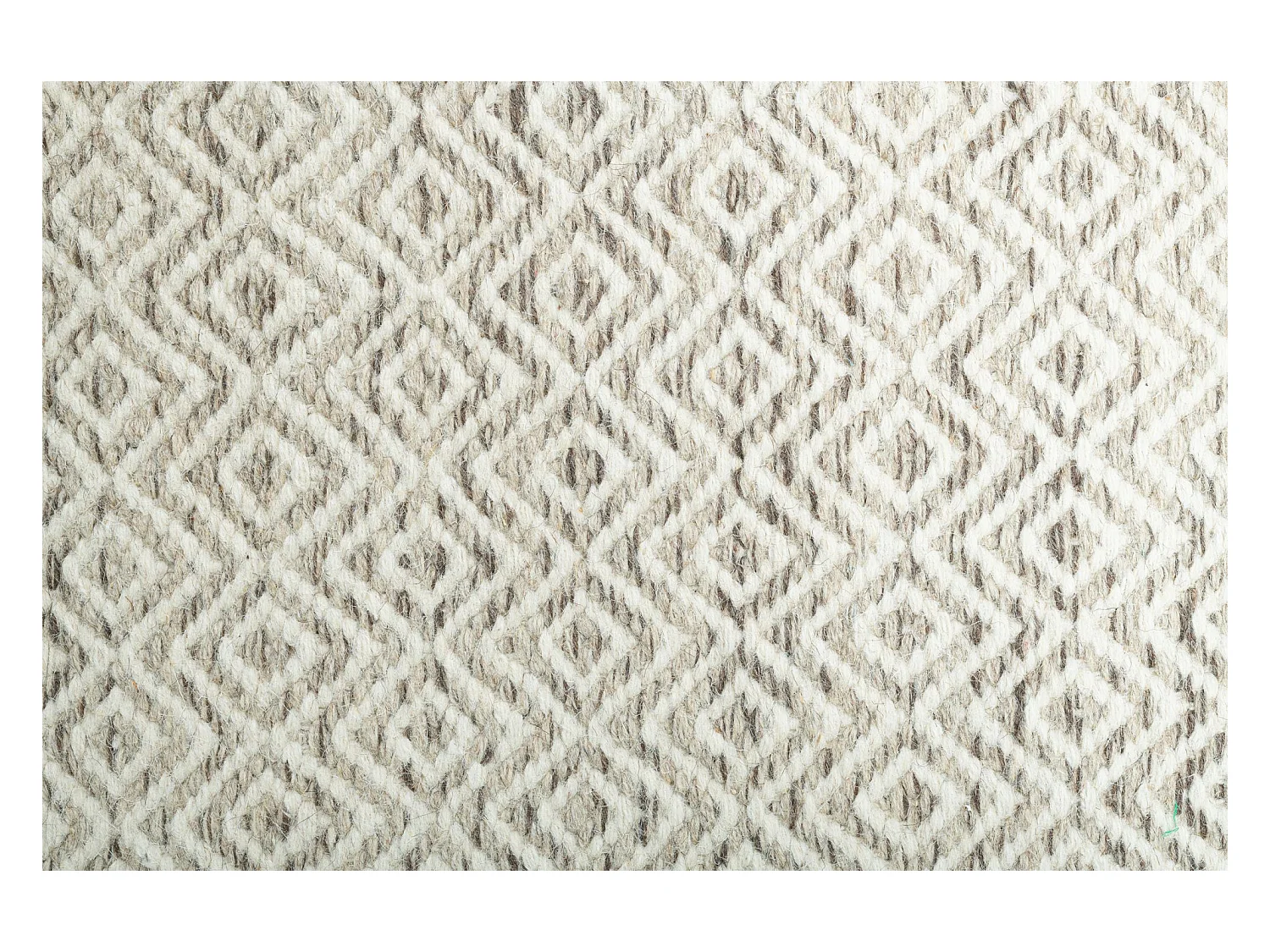 Tapis en laine de style scandinave 130x190 cm natural beige Trondheim