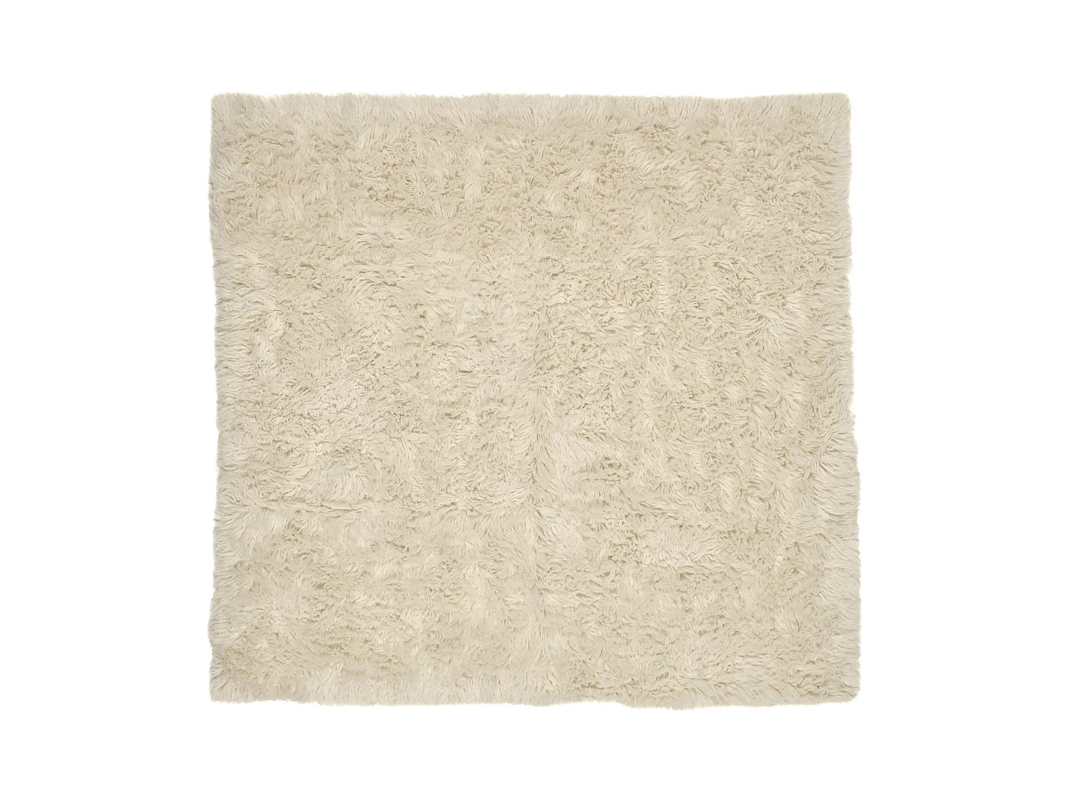 Tapete Flokati da Grécia 120x120 cm natural Flokos 1250