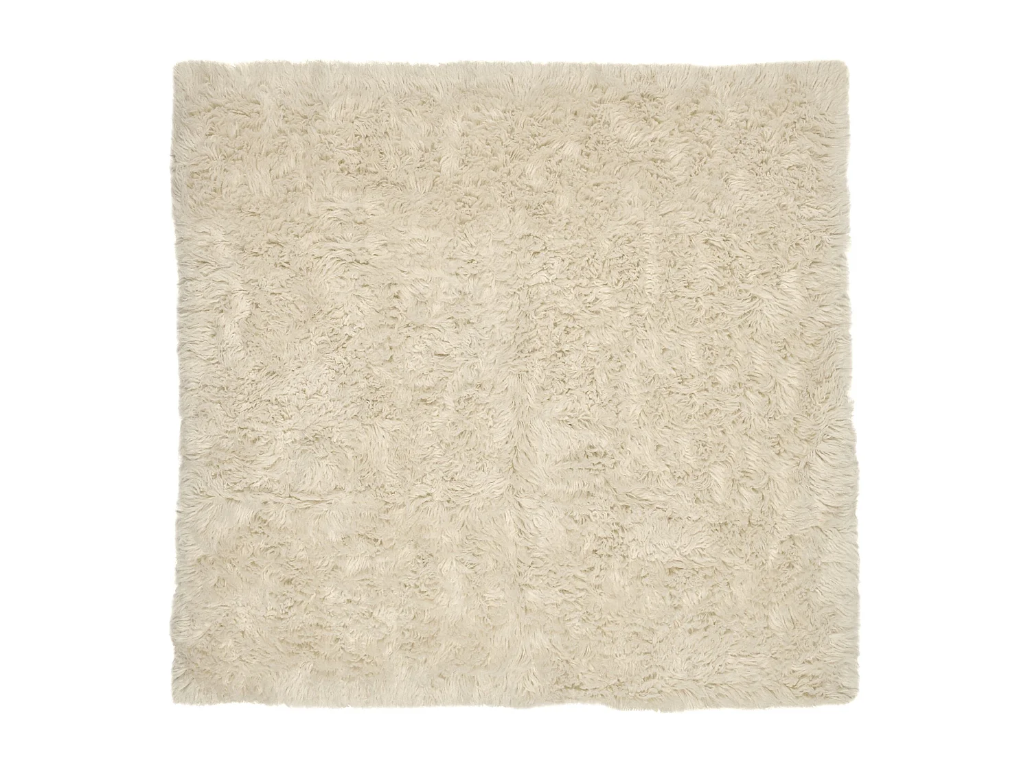 Tapis Flokati provenant de Grèce 120x120 cm natural Flokos 1250