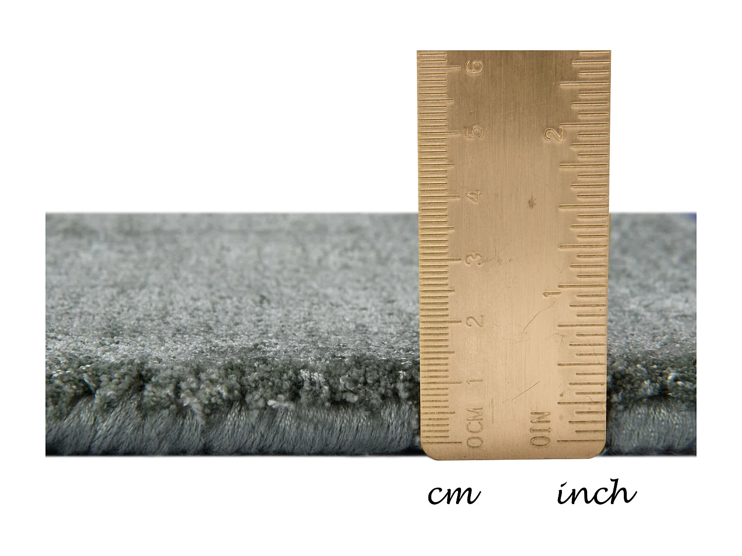 Tapis en viscose tissé à la main 85x155 cm vert Shine