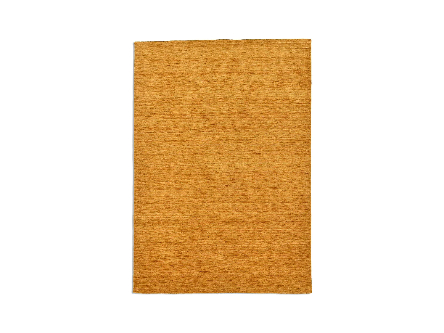 Handgewebter UNI Teppich 170x240 cm Gold Holi