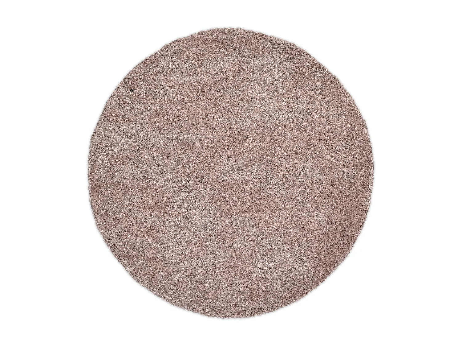 Tapis Shaggy tufté à la main 100x100 cm beige Cozy