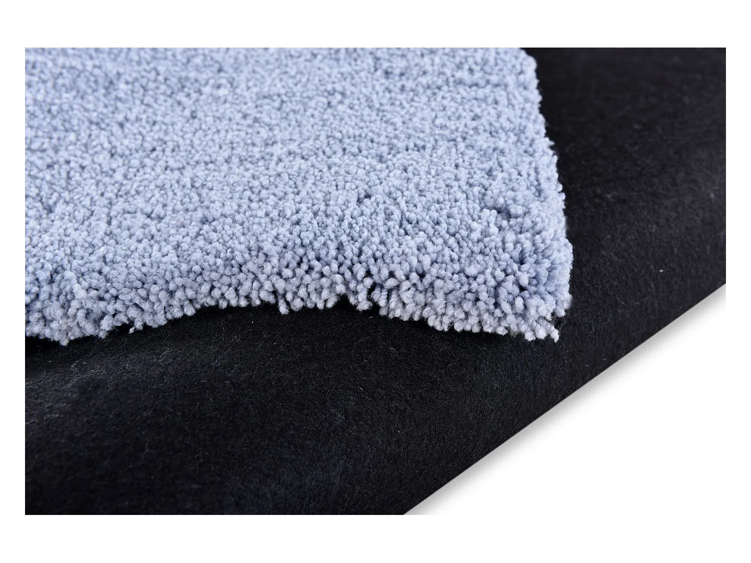Tapis Shaggy tufté à la main 160x230 cm bleu clair Cozy