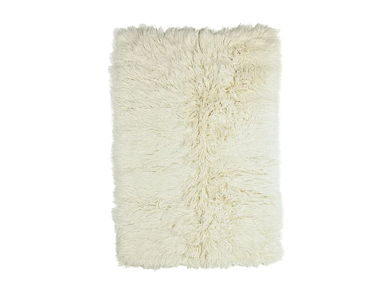 Flokati Teppich aus Griechenland 200x250 cm Natur Flokos XXL