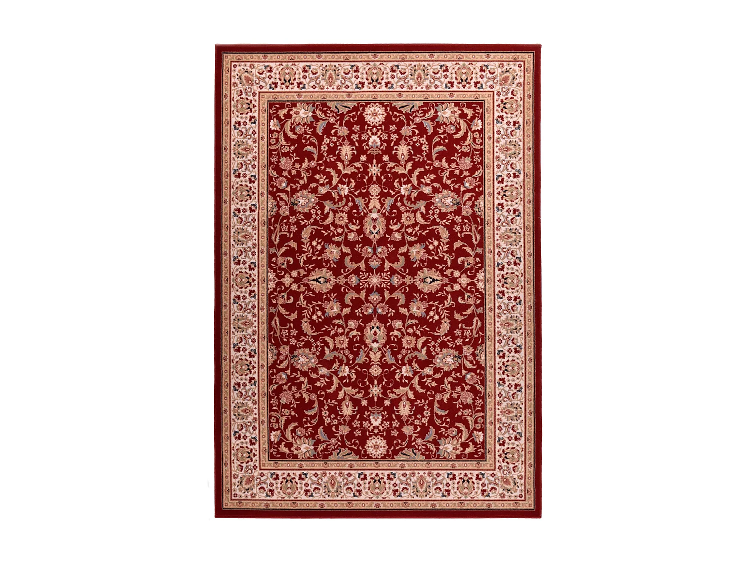 Tapete oriental tecido com borda 200x300 cm vermelho Dolna